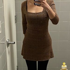 Free People Square Neck Skater Dress